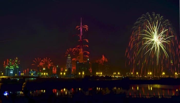 شاهد.. السعودية تحتفل للمرة الأولى في تاريخها بأعياد رأس السنة الميلادية!