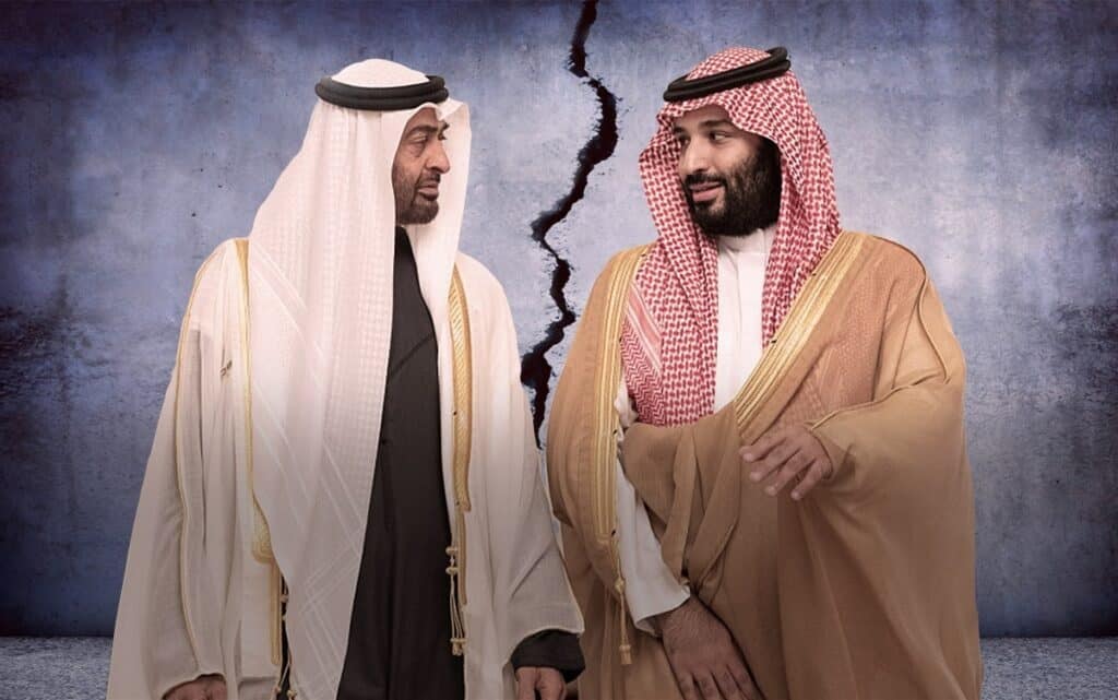 الاتفاق الإيراني السعودي يزيد من الانقسام بين بن زايد وبن سلمان
